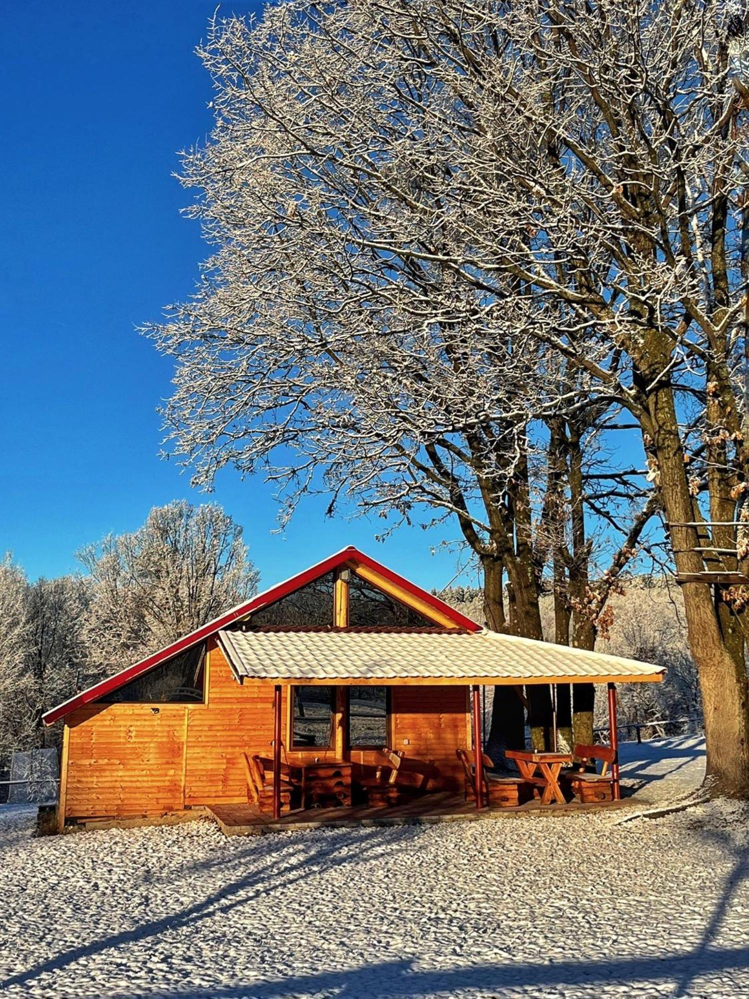 Casuta Din Stejari-Transalpina Villa Novaci-Străini Dış mekan fotoğraf